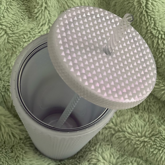 🤍💎NWT Starbucks Venti Icy White Studded tumbler, HTF - Picture 8 of 12